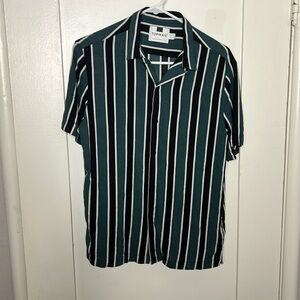 Topman striped button up small
